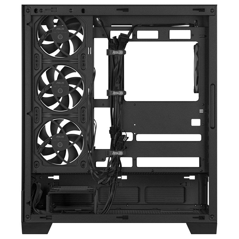 Asus A31 PLUS ATX Mid Tower Gaming PC Case - Black (4 ARGB Fans Included) Asus A31 PLUS ATX Mid Tower Gaming PC Case - Black (4 ARGB Fans Included)